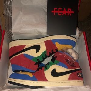 Air Jordan 1 MID FEARLESS BLUE THE GREAT